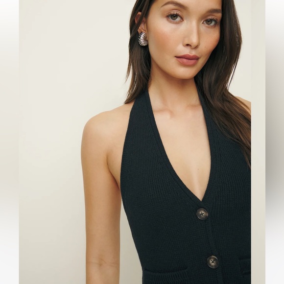 Reformation Romy Halter Sweater Vest - Picture 2 of 9